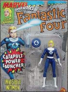 Marvel Super Heroes (Series 5) figure 2 Invisible Woman (Catapult Power Launcher)