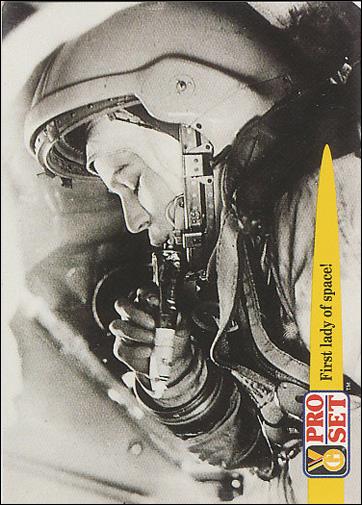 Guinness World Records (Base Set) card 43 First lady of space!