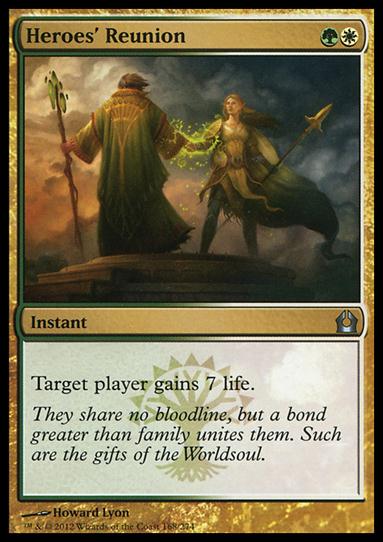 Magic the Gathering: Return to Ravnica (Base Set) card 168 Heroes' Reunion
