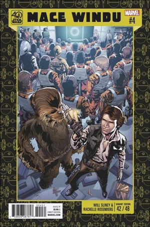 Star Wars: Mace Windu issue 4-B Will Sliney Star Wars 40th Anniversary Cover