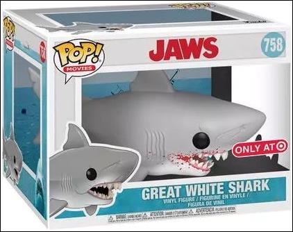 POP! Movies figure 758-B Great White Shark (Bloody) Target Exclusive