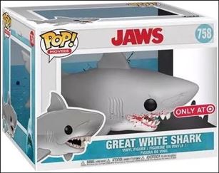 POP! Movies figure 758-B Great White Shark (Bloody) Target Exclusive