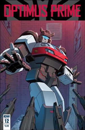 Optimus Prime issue 12-B Casey Coller Cover