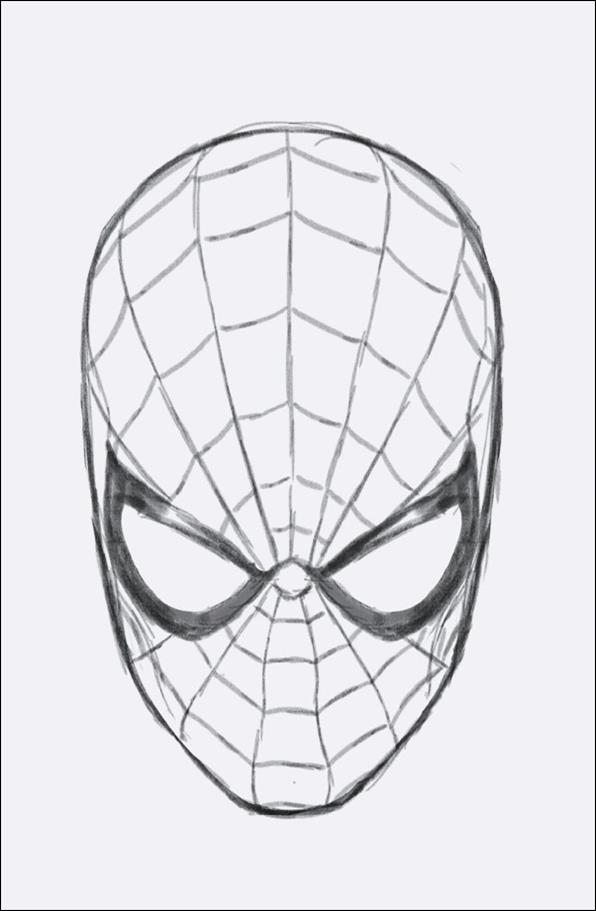 Amazing Spider-Man (2022) issue 46-E Mark Brooks 1:50 Headshot Sketch Virgin Cover