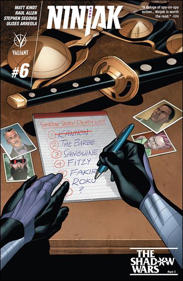 Ninjak (2015) issue 6-E Clayton Henry 1:20 Cover