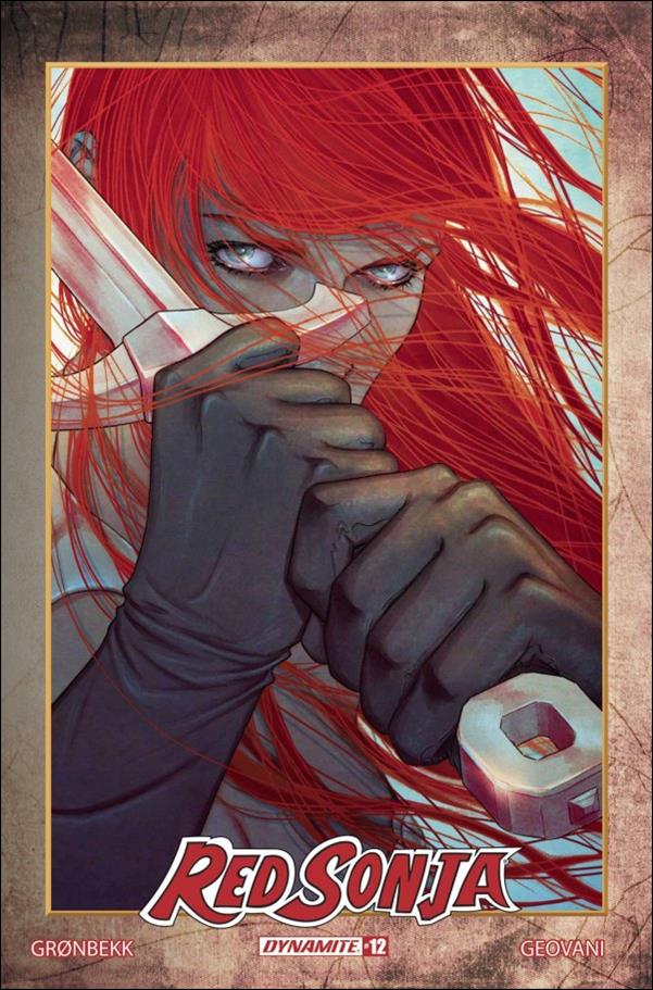 Red Sonja (2023) issue 12-F Jenny Frison Modern Icon 1:10 Cardstock Cover
