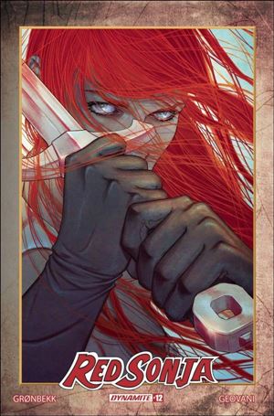 Red Sonja (2023) issue 12-F Jenny Frison Modern Icon 1:10 Cardstock Cover