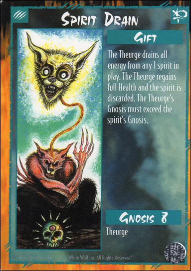Rage Limited (Base Set) card 256 Spirit Drain 