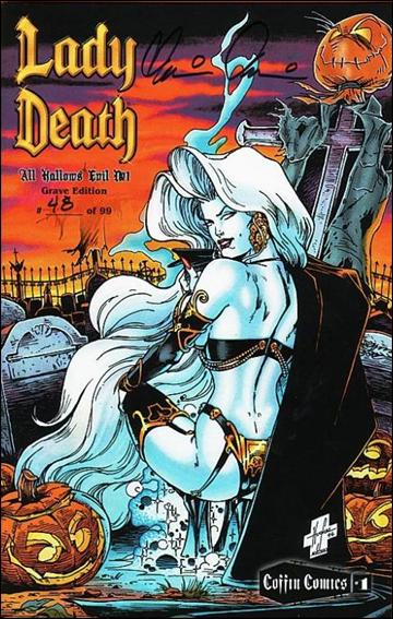 Lady Death: All Hallows Evil  issue 1-D Grave Edition 1/99