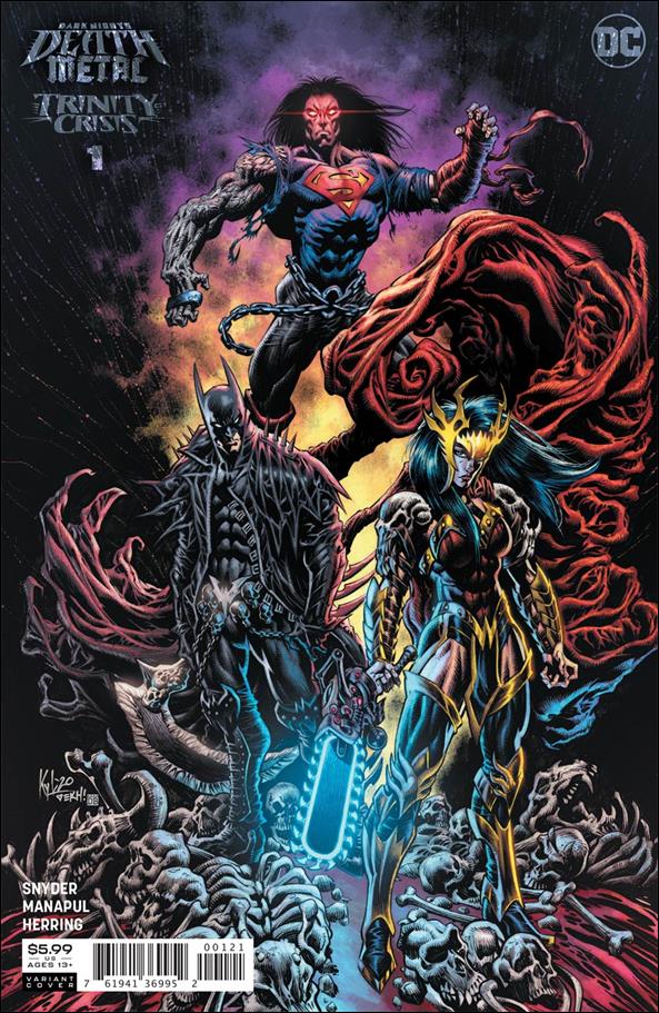 Dark Nights: Death Metal Trinity Crisis issue 1-B Kyle Hotz Cover