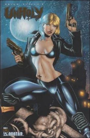 Brian Pulido's Unholy issue 2-G Gold Foil Cover