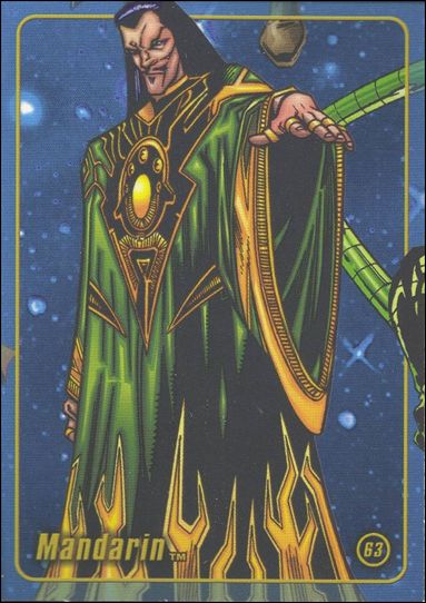 Marvel Heroes Figure Factory: Series 1 (Base Set) card 63 Mandarin