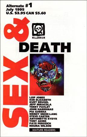 Sex & Death issue 1-B White Cover
