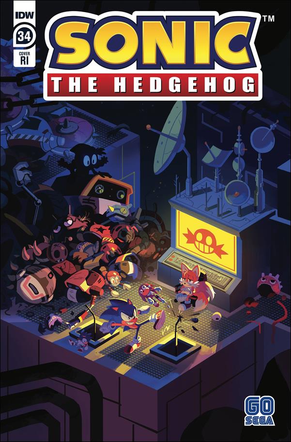 Sonic the Hedgehog (2018) issue 34-C Nathalie Fourdraine 1:10 Cover