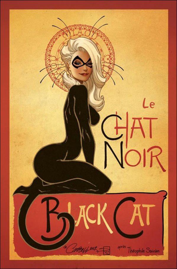 Black Cat (2019) issue 1-TG J. Scott Campbell Store Le Chat Noir Cover 1/1000