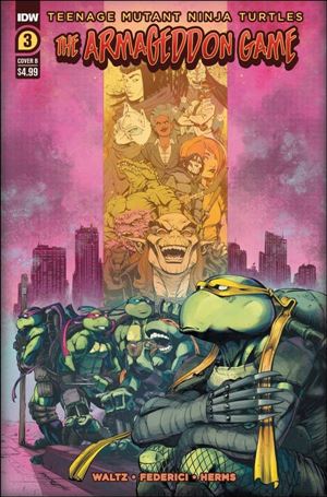 Teenage Mutant Ninja Turtles: The Armageddon Game (9/2022) issue 3-B Vincenzo Federici Cover B