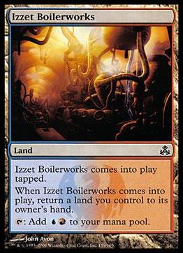 Magic the Gathering: Guildpact (Base Set) card 159 Izzet Boilerworks