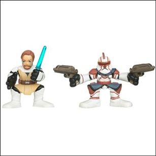 Star Wars: Galactic Heroes figure 85 Obi-Wan Kenobi and Commander Fil