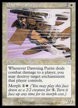 Magic the Gathering: Onslaught (Base Set) card 22 Dawning Purist