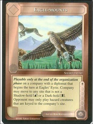 Middle-Earth: The Wizards (Base Set) card 124 Eagle-mounts