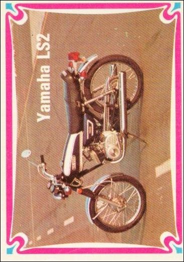 Choppers & Hot Bikes (Base Set) card 58  Yamaha LS2