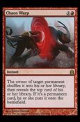 Magic the Gathering: Commander (Base Set) card 114 Chaos Warp