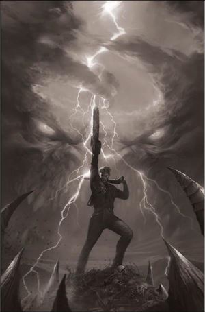 Army of Darkness 1979 issue 3-F Francesco Mattina 1:7 Black & White Virgin Cover