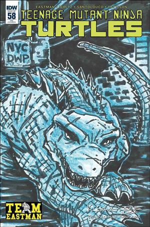 Teenage Mutant Ninja Turtles (2011) issue 58-D Kevin Eastman Fan Club Cover
