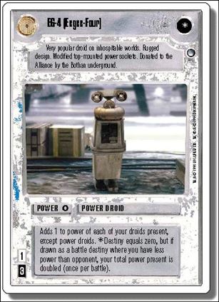 Star Wars: Hoth Revised (Base Set) card 83 EG-4 (Eegee-Four)