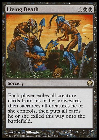 Magic the Gathering: Duel Decks: Phyrexia vs. the Coalition (Base Set) card 31 Living Death