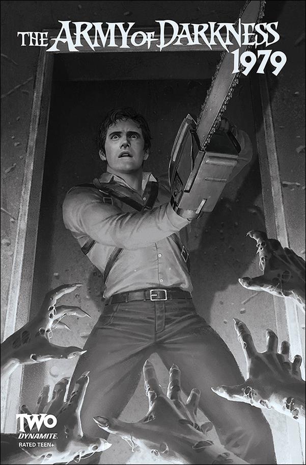 Army of Darkness 1979 issue 2-J Jung-Geun Yoon 1:20 Black & White Cover