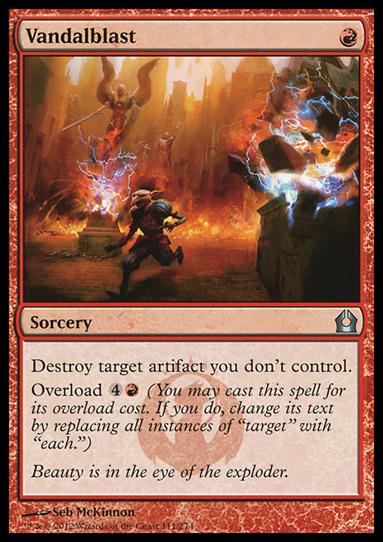 Magic the Gathering: Return to Ravnica (Base Set) card 111 Vandalblast