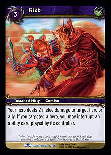 World of Warcraft: Through the Dark Portal (Base Set) card 82 Kick