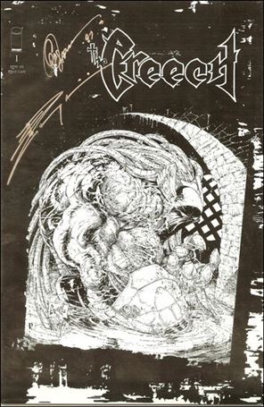 Creech issue 1-B Black & White Cover