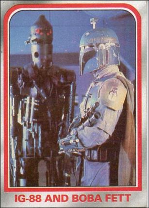 Star Wars: The Empire Strikes Back: Series 1 (Base Set) card 75 IG-88 and Boba Fett