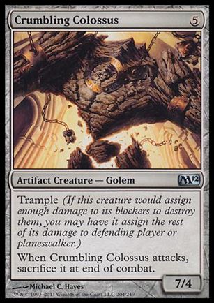 Magic the Gathering: 2012 Core Set (Base Set) card 204 Crumbling Colossus