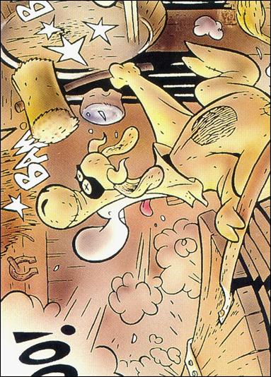 Bone: Series 1 (Base Set) card 70 Smiley Goes Wild