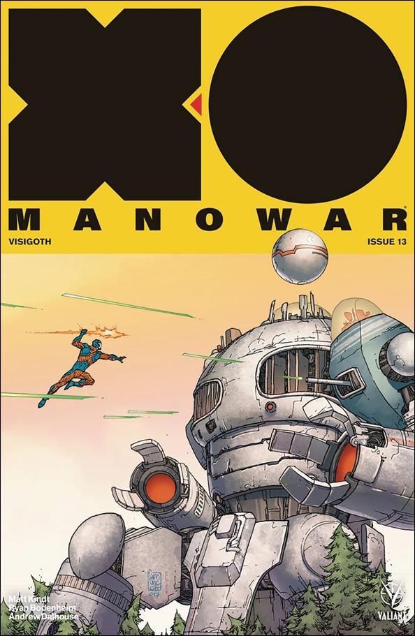 X-O Manowar (2017) issue 13-B Giuseppe Camuncoli Cover