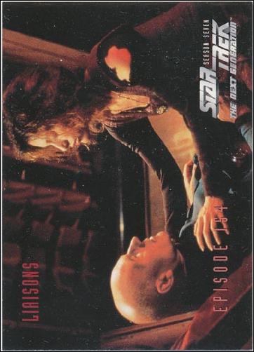 Star Trek: The Next Generation - The Episode Collection Season Seven (Base Set) card 650 Liaisons, Episode 154-B