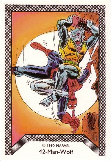 Spider-Man Team-Up (Base Set)   card 42 Man-Wolf