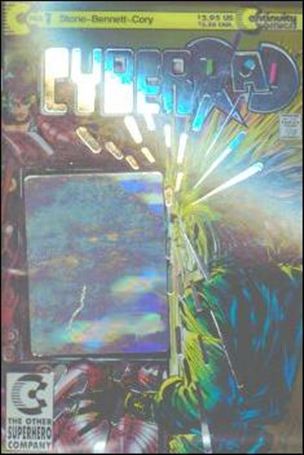 CyberRad (1992) issue 1-C Silver Foil Hologram Cover