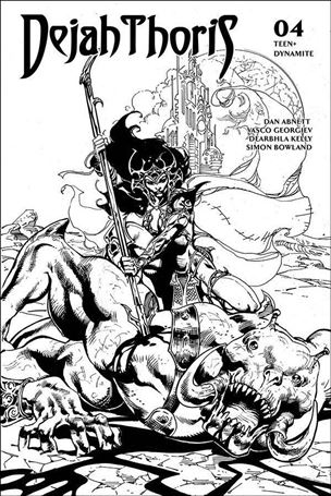Dejah Thoris (2019) issue 8-G Roberto Castro 1:7 Black & White Cover