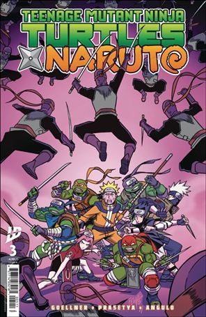 Teenage Mutant Ninja Turtles x Naruto issue 3-E Felipe Smith 1:25 Cover