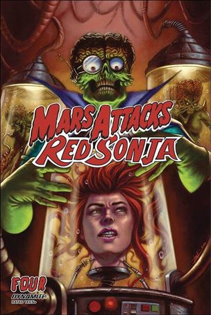 Mars Attacks Red Sonja issue 4-B Luca Strati Cover
