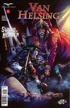 Van Helsing: Sword of Heaven issue 5-B Mike Lilly Cover
