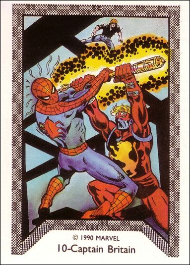 Spider-Man Team-Up (Base Set)   card 10 Captain Britain