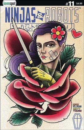 Ninjas and Robots issue 11-C Matt Miller Cover