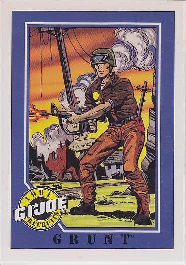 G.I. Joe (Base Set) card 137 Grunt