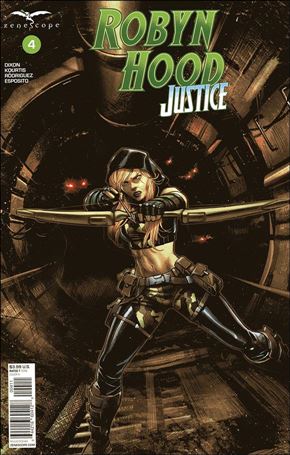 Robyn Hood: Justice issue 4 Martin Coccolo Cover