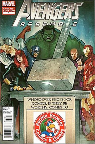 Avengers Assemble (2012) issue 1-MM Rockin' Rooster Comics & Games Hammer Time Cover